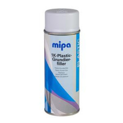 MIPA 1K Základovací plnič na plasty v sprej 400ml, Plastic Grundierfiller