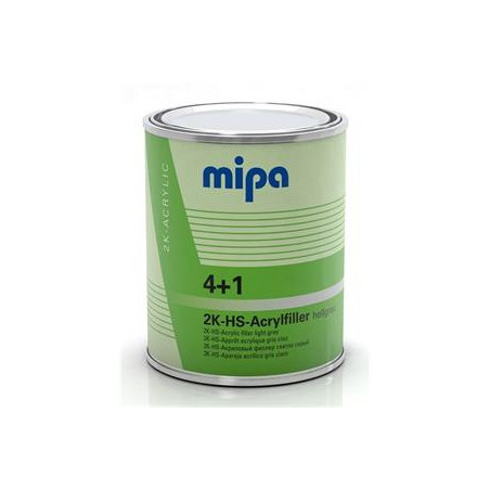 MIPA 4+1 Brúsny plnič sivý 1L, Acrylfiller