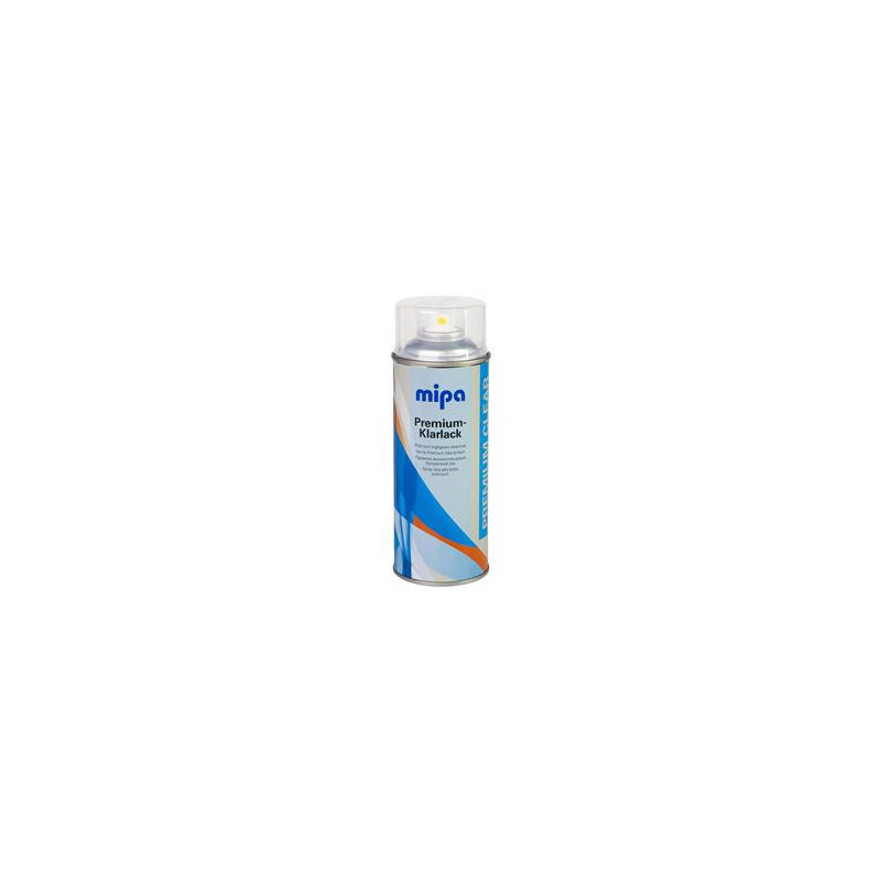 MIPA Bezfarebný lak v spreji - vysoký lesk 400ml, Premium Klarlack