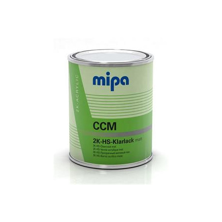 MIPA 2K HS Klarlack matt CCM 1 l, matný bezfarebný autolak