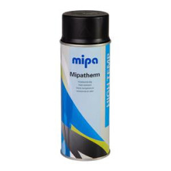 Mipatherm čierny Spray 400ml, lak odolný vysokým teplotám v spreji