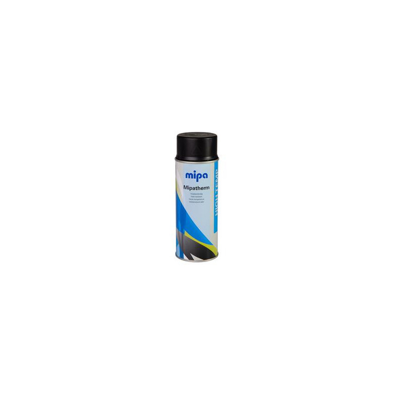 Mipatherm čierny Spray 400ml, lak odolný vysokým teplotám v spreji