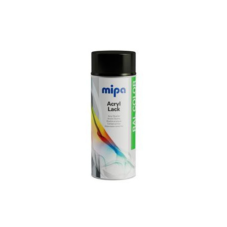 MIPA Akrylátový lak v spreji RAL 9005 400 ml, lesk