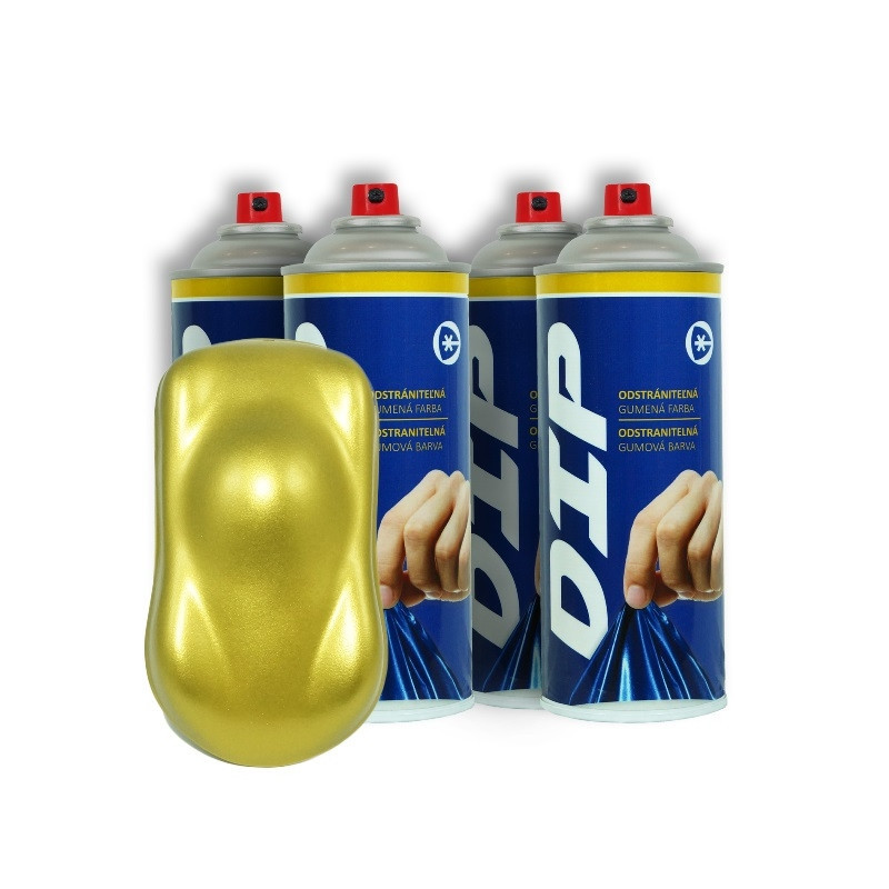 DIP - Set na disky Žltozlatá metalická
